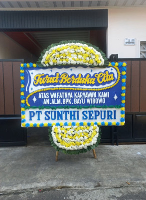 Papan Bunga Duka di Cipedak